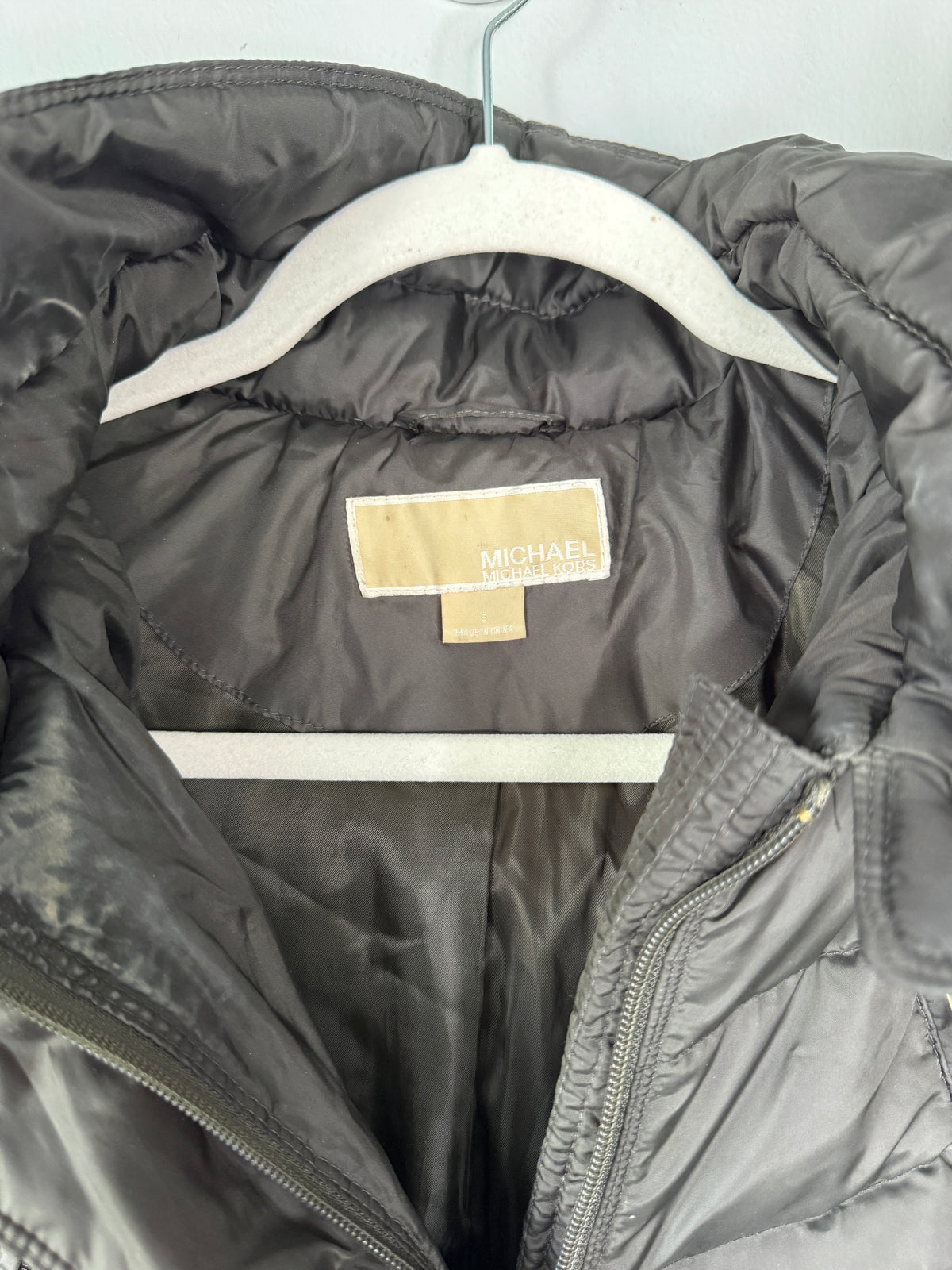 Michael Kors Puffer Coat Size Small