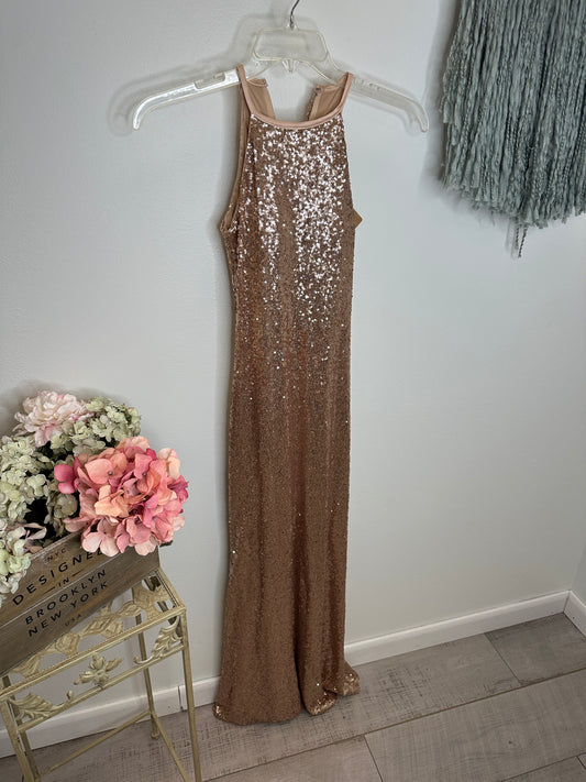 Pre Owned Christina Wu Sequin Gown