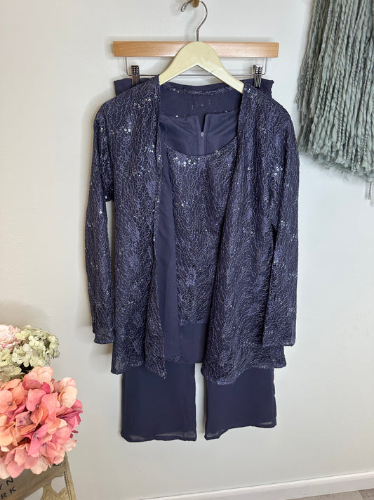 Pre Owned Wear Your Love Periwinkle 2pc Set