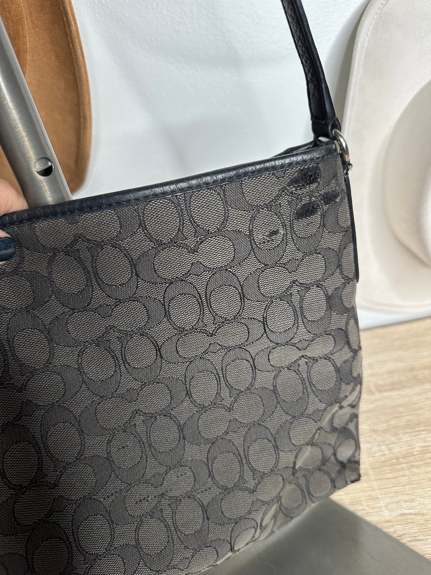 Pre Owned Coach Signature Crossbody