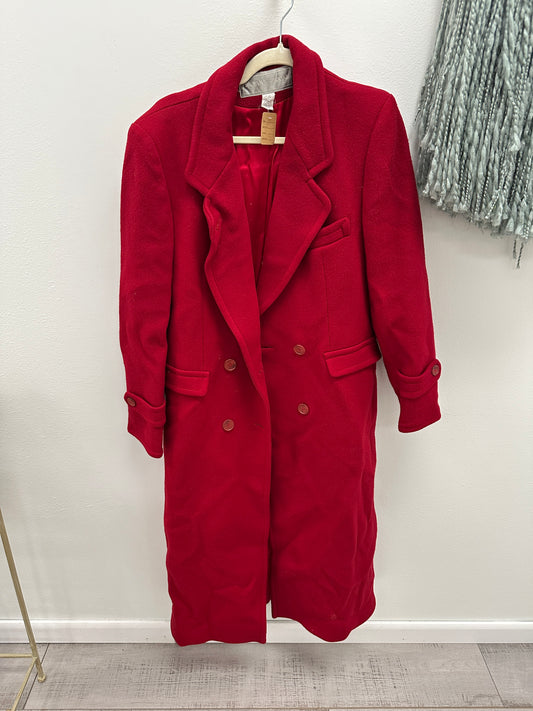 Pre Owned Red Evan Piconne Coat