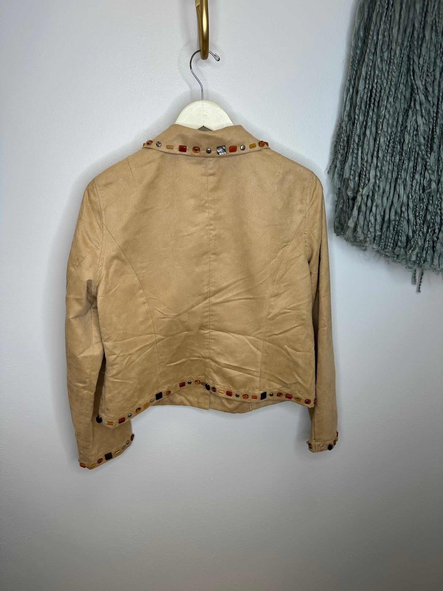 Pre Owned Spanner Suede Lightweight Coat