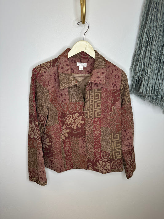 Pre Owned Christopher & Banks Brocade Jacket