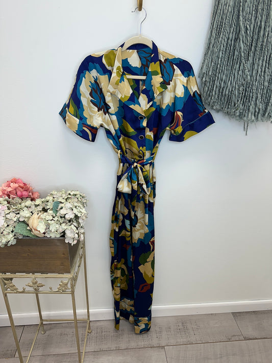 Pre Owned Zara Floral Jumpsuit