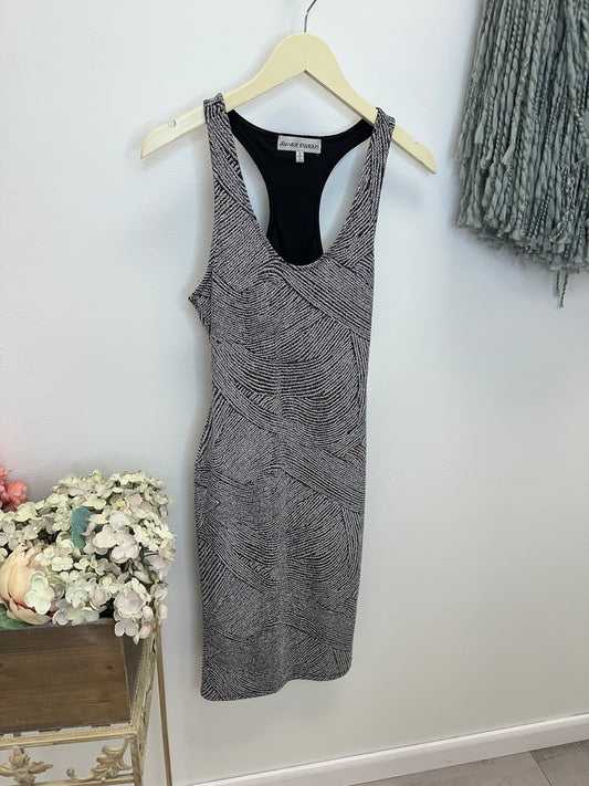 Pre Owned Almost Famous Silver Bodycon Dress - New with Tags