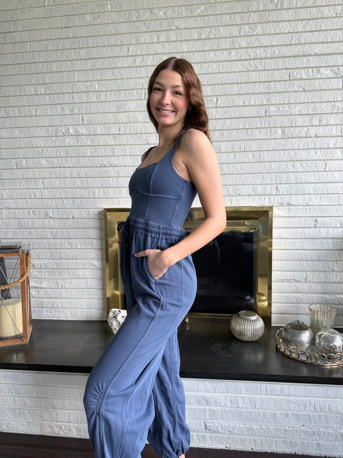 Pre Owned Free People Movement Inbound Onesie Size XS