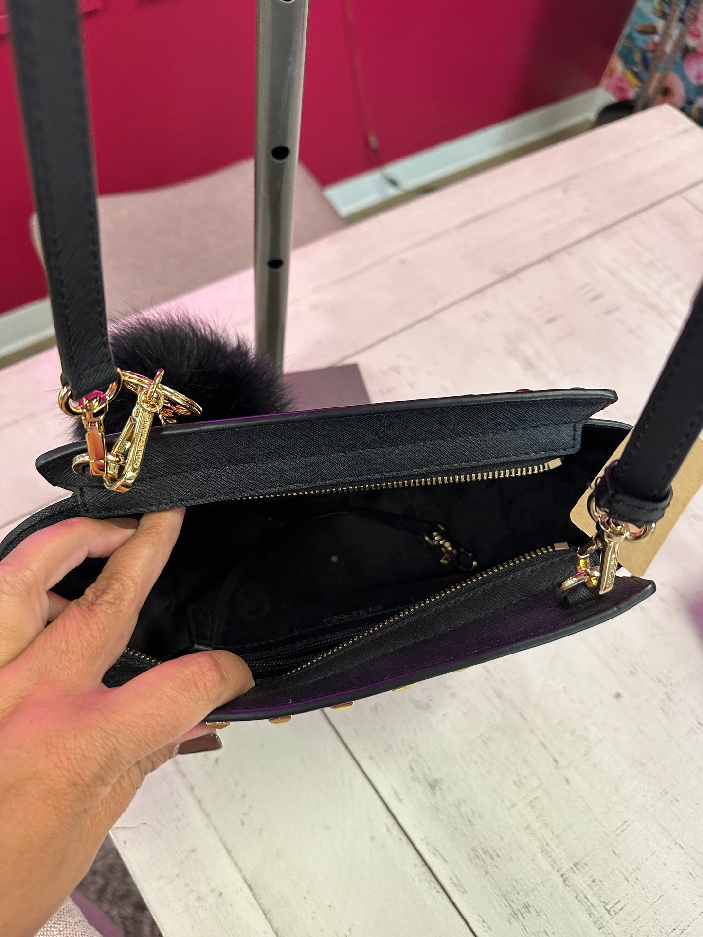 Pre Owned Michael Kors Studded Cross Body