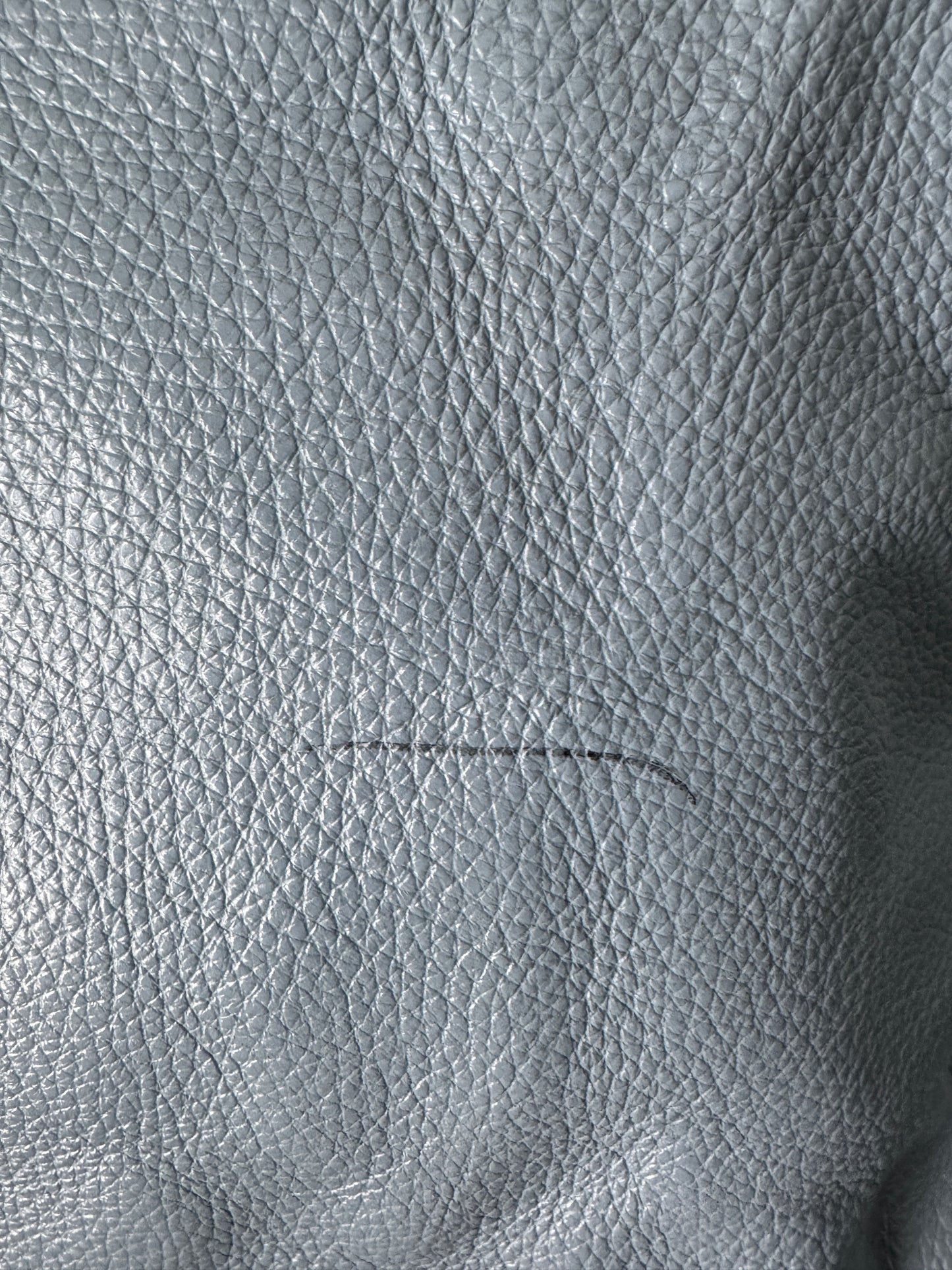 Pre Owned Coach Light Blue Emma Satchel