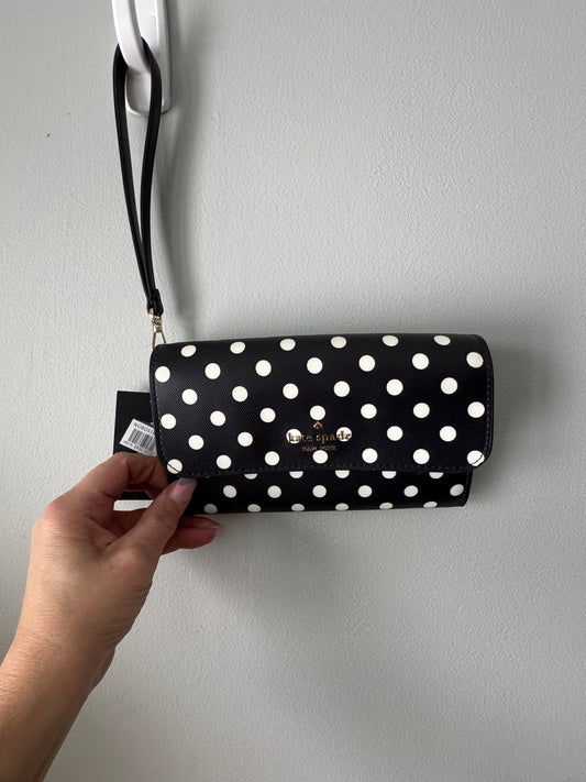 Pre Owned NWT Kate Spade Polka Dot Wristlet