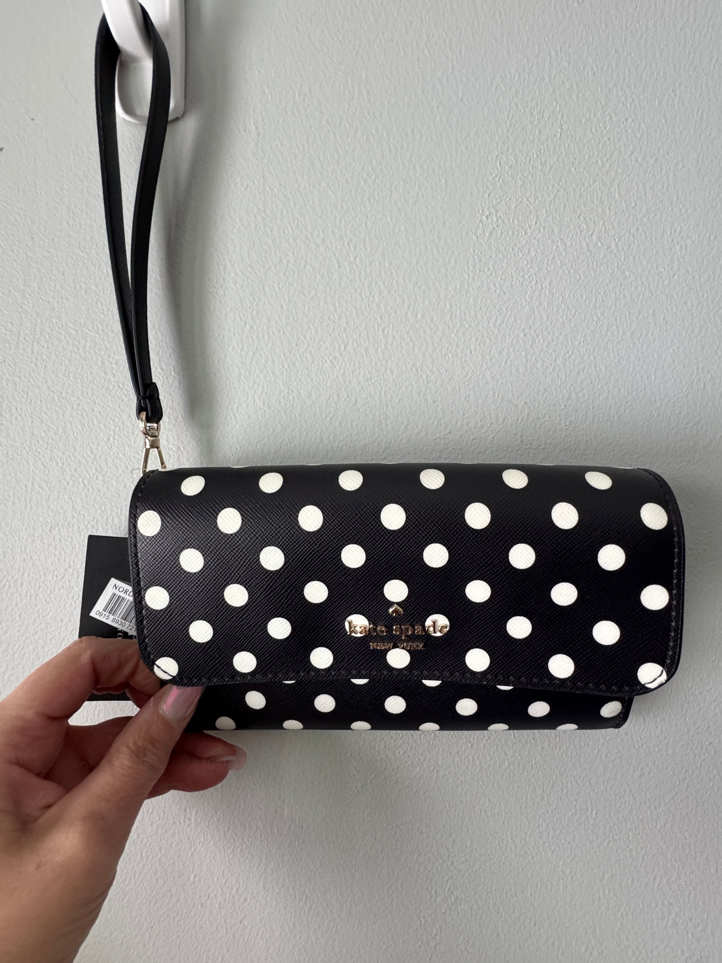 Pre Owned NWT Kate Spade Polka Dot Wristlet