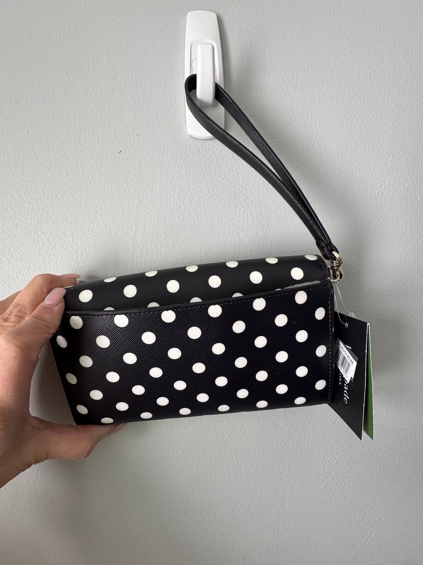 Pre Owned NWT Kate Spade Polka Dot Wristlet