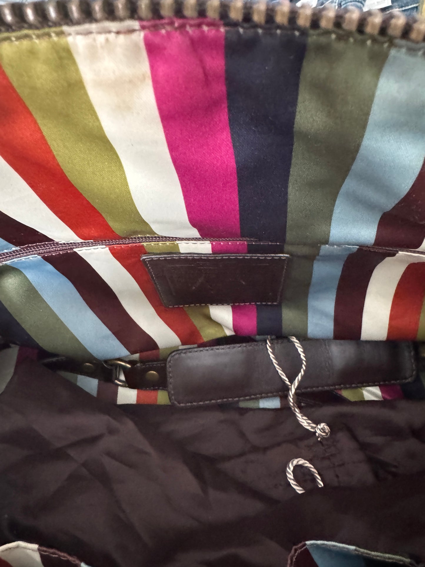 Pre Owned Coach Francine Legacy Chocolate Brown
