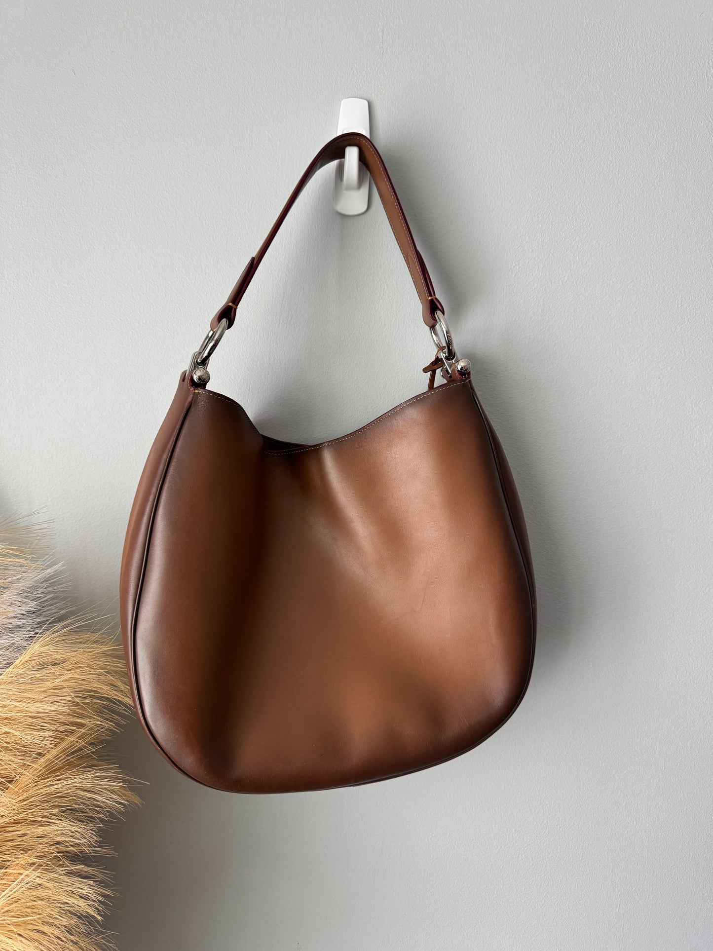 Pre Owned Coach Nomad Hobo Tanned Leather