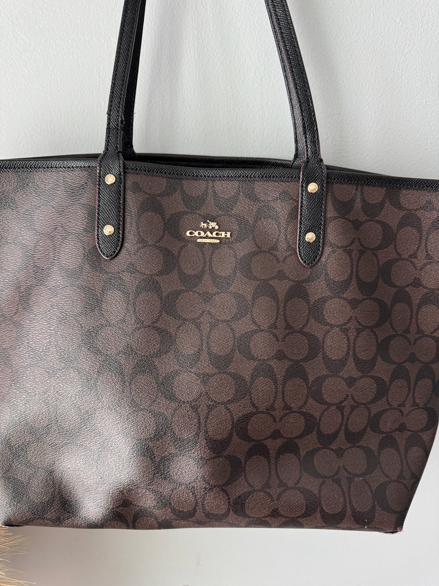 Pre Owned Coach City Tote