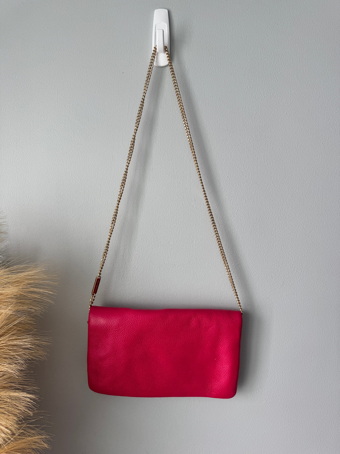 Pre Owned Michael Kors Hot Pink Clutch