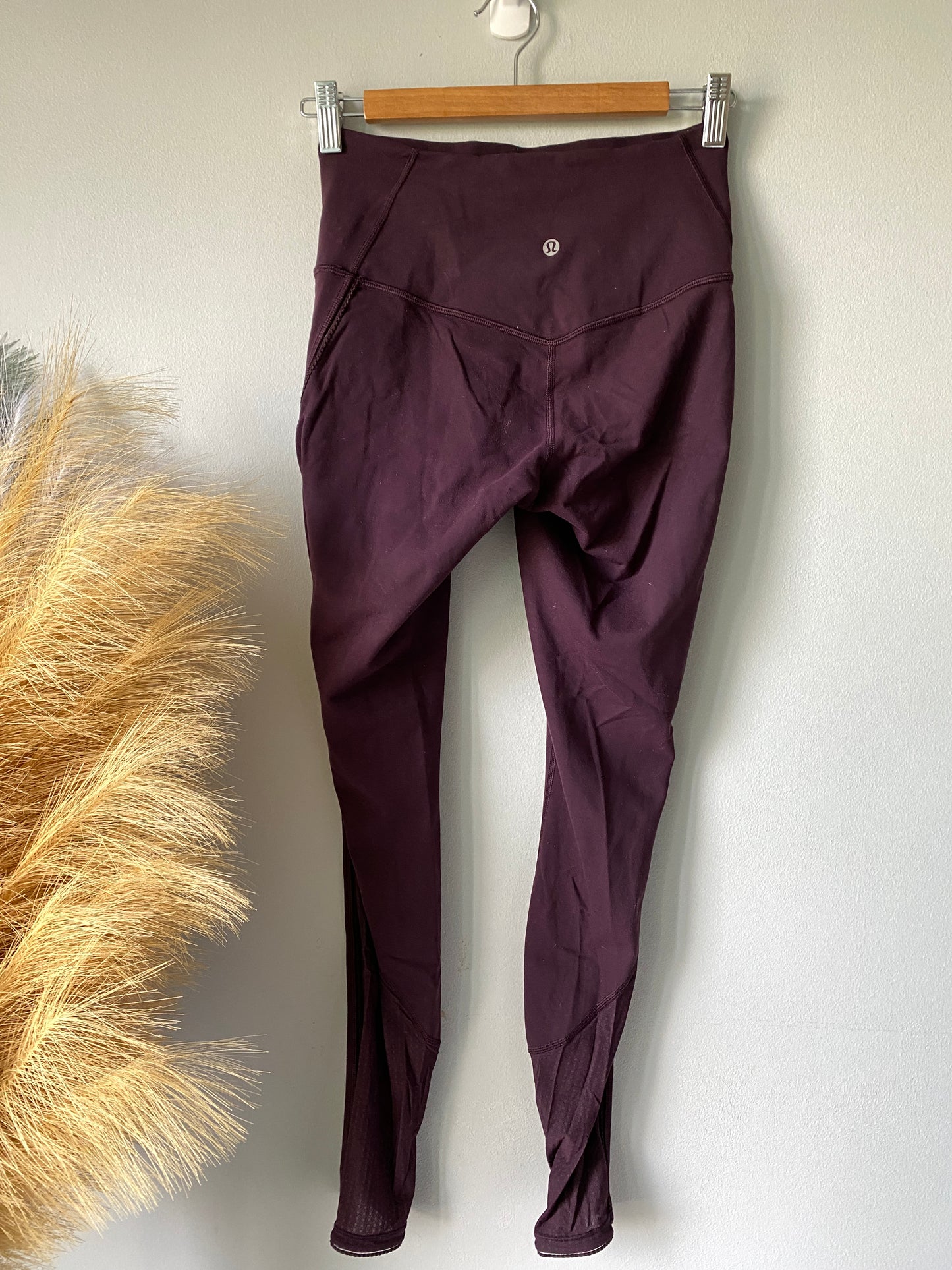 Lululemon Burgundy Leggings Size
