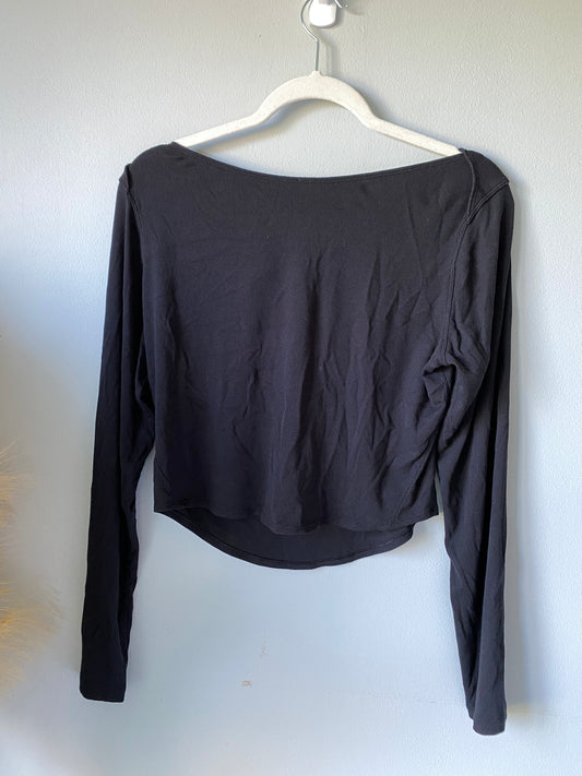 Lululemon Long Sleeve Open Back Top Size 10