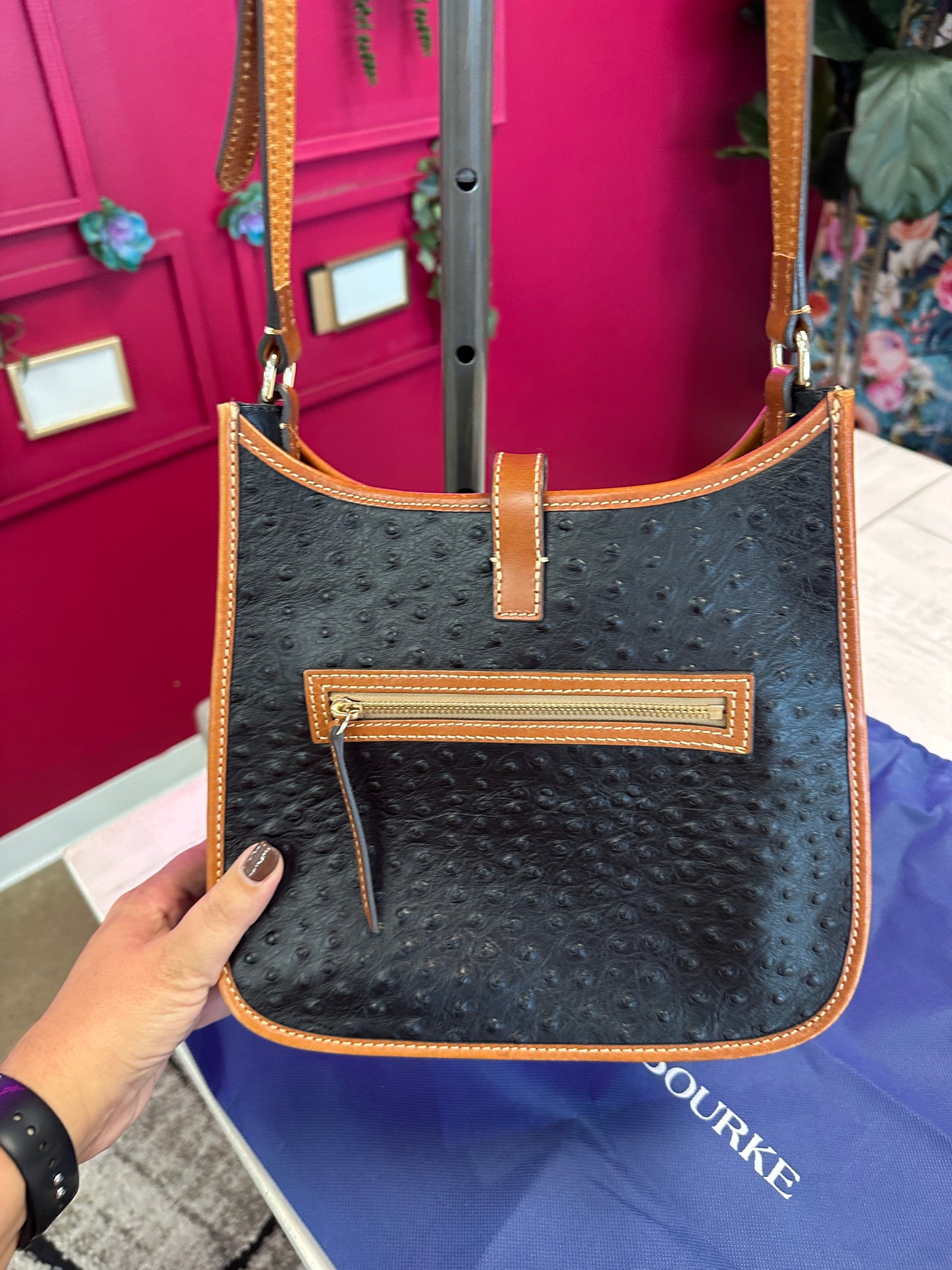 Pre Owned Dooney & Burke Ostrich