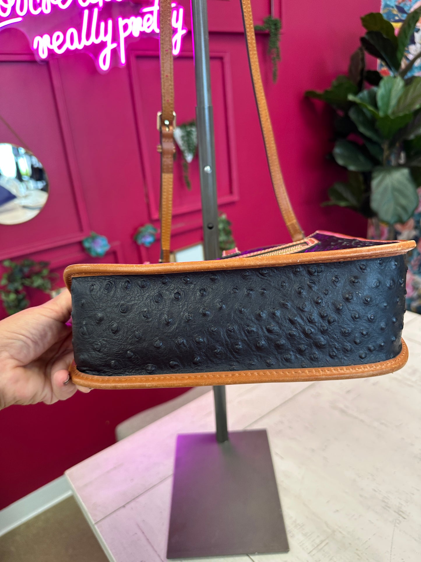 Pre Owned Dooney & Burke Ostrich
