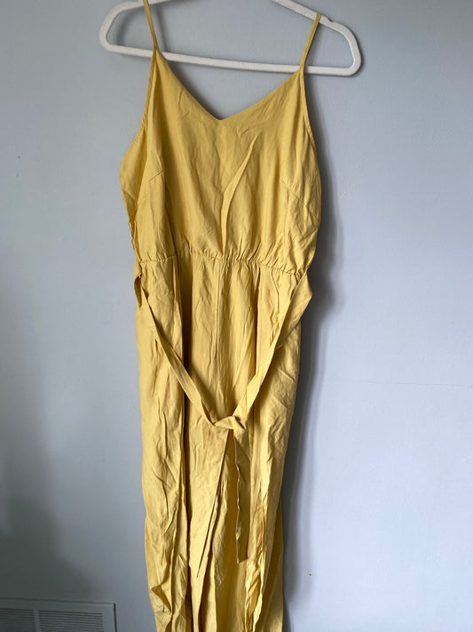 Ecowish Spaghetti Strap Jumpsuit Size Large