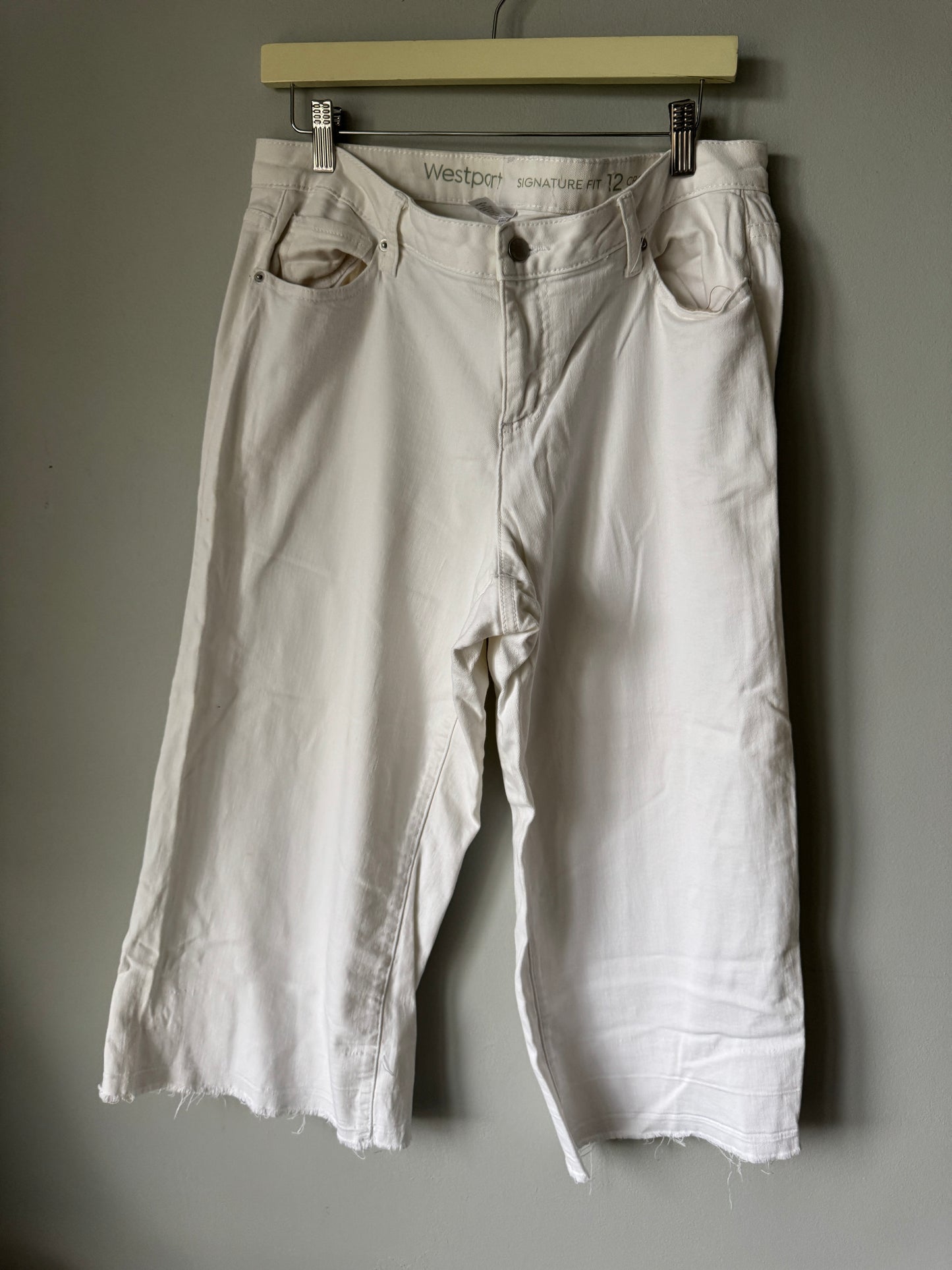 West Port White Jeans Size 12