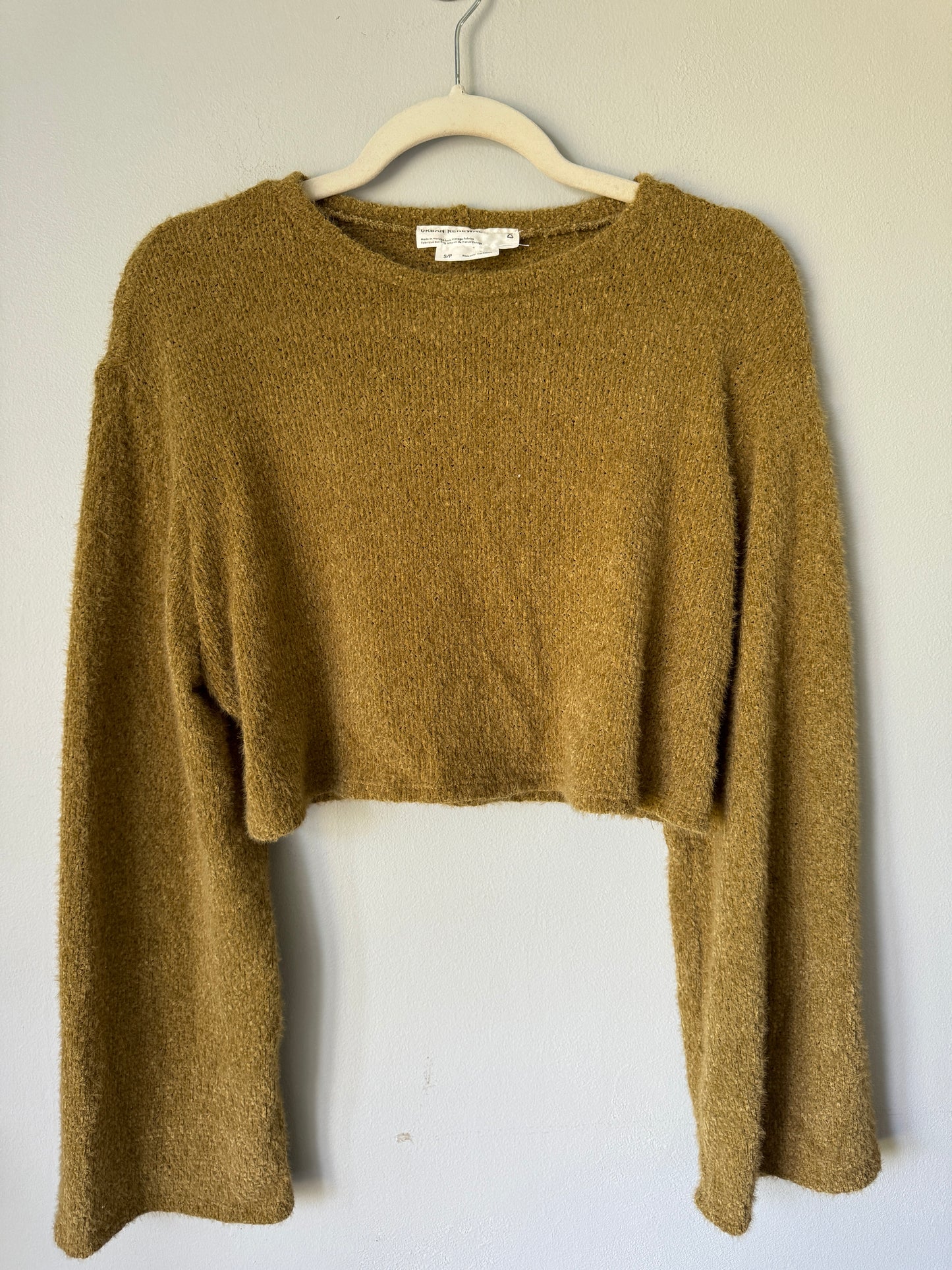 Urban Renewal Crop Bell Sleeve Sweater Size S/P