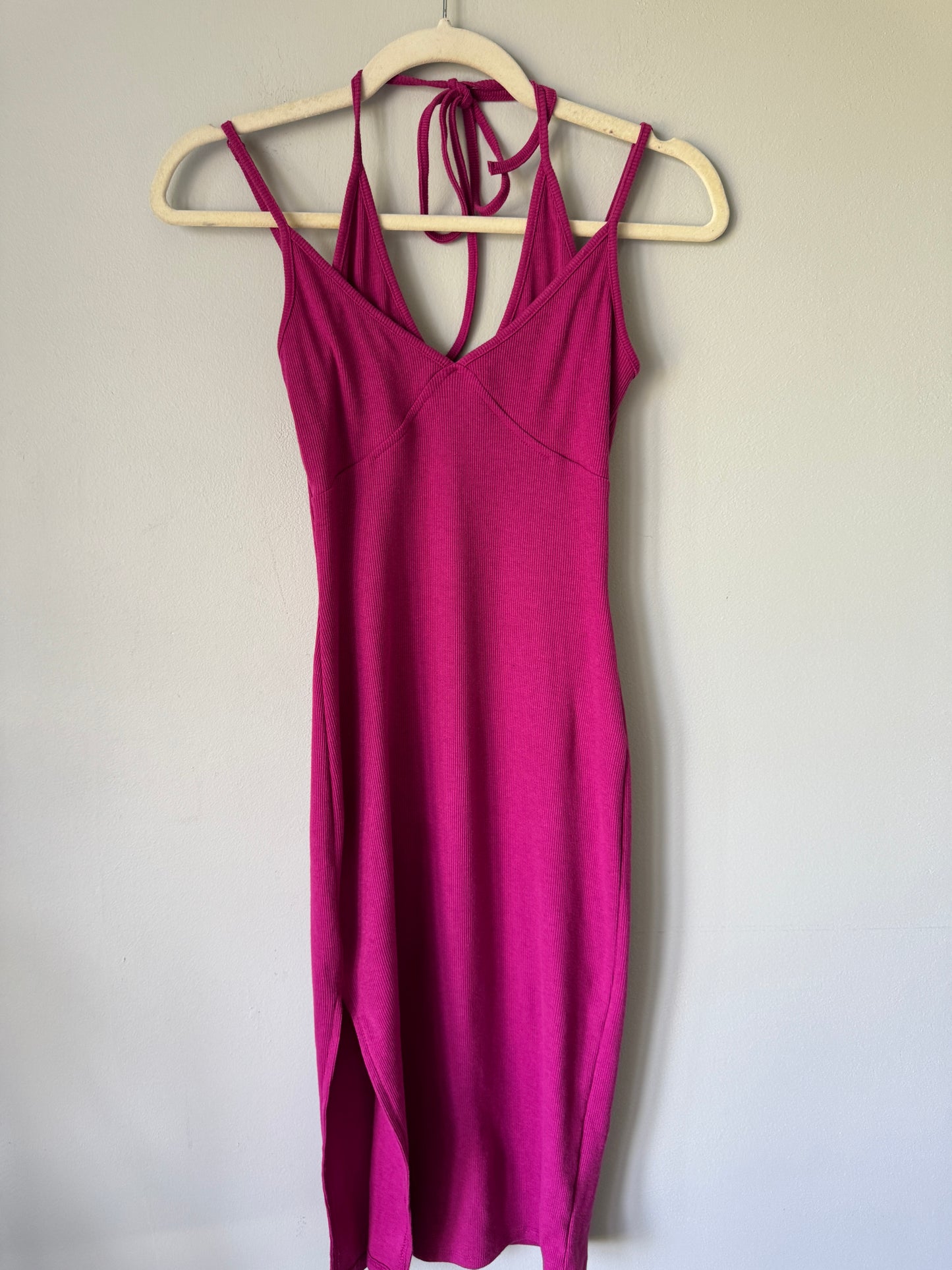 Lizzie's Magenta Ribbed Dress Size Small