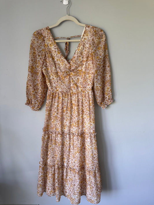 Sincerely Jules Floral Print Dress Size Small