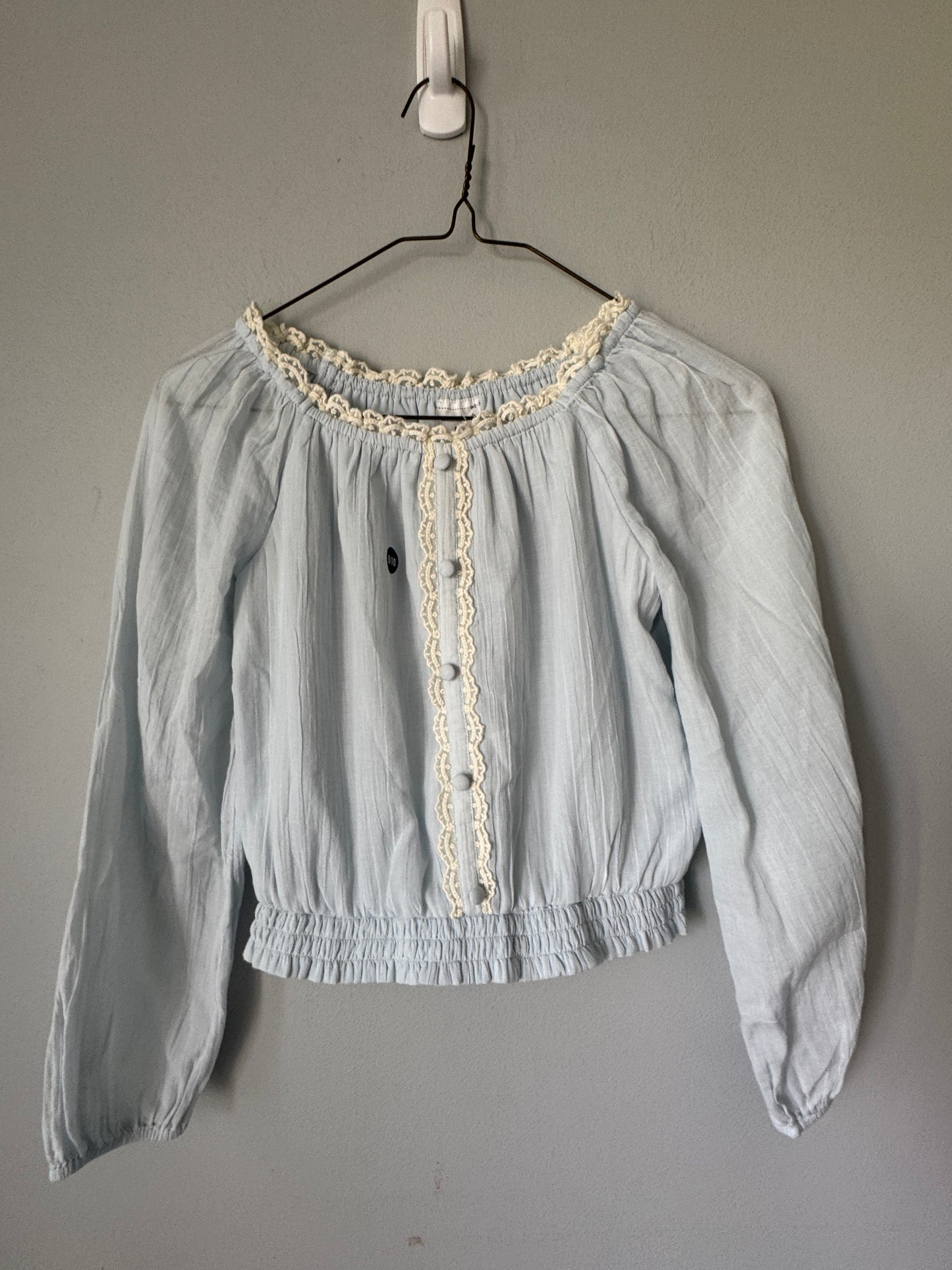 abercrombie NWT Blue Blouse Girls Size 9/10