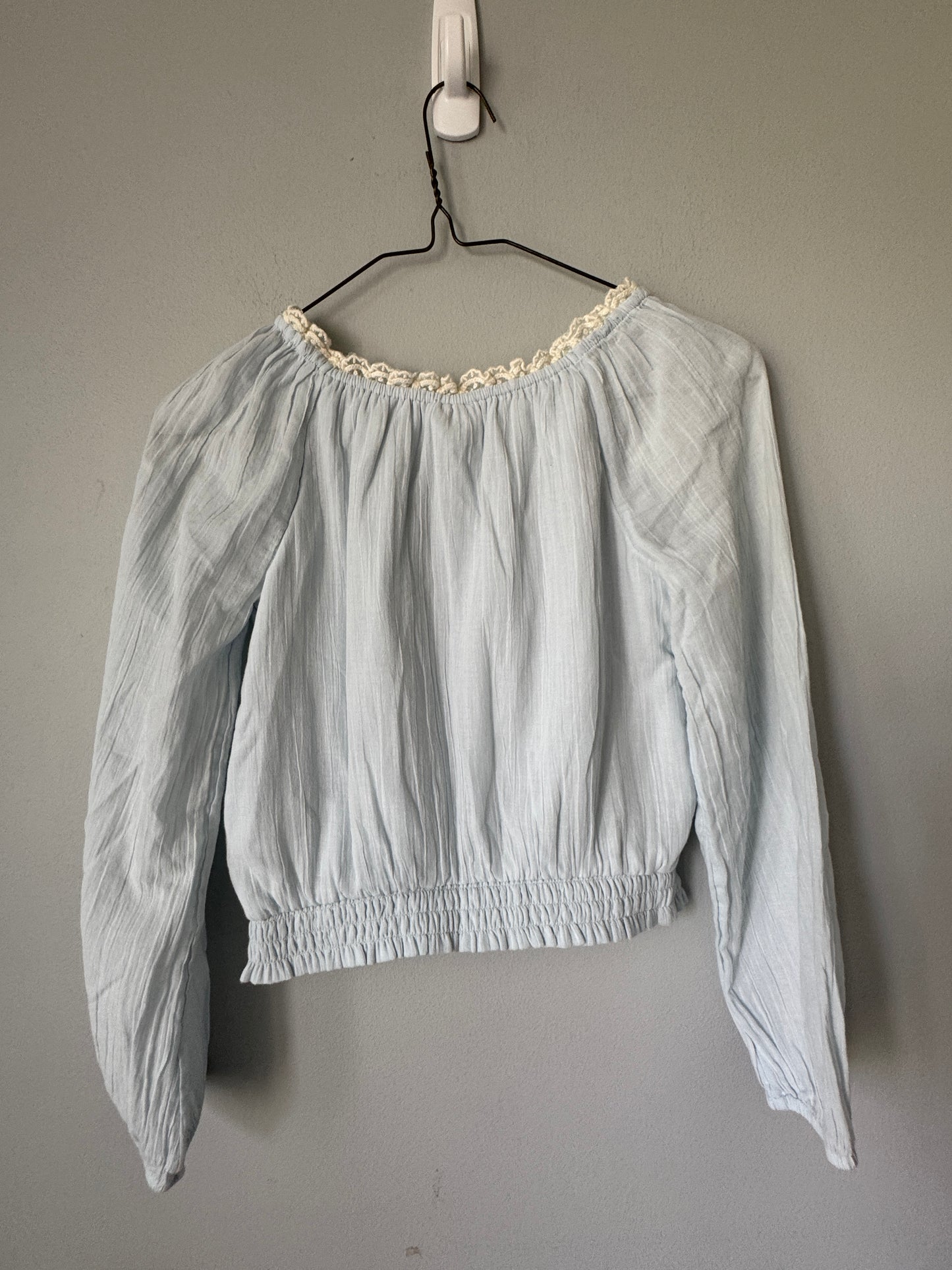 abercrombie NWT Blue Blouse Girls Size 9/10