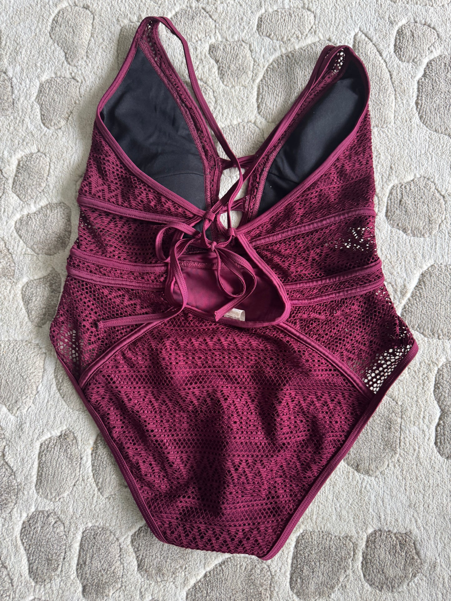Burgundy Swim One Piece