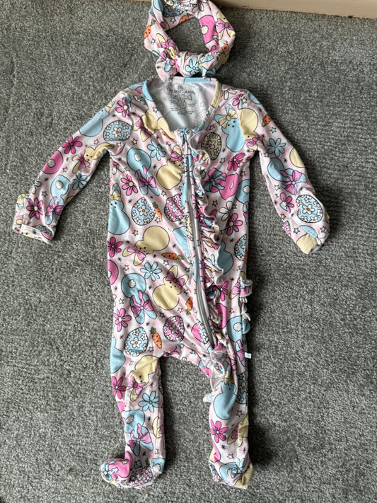 Caden Lane Kids Sleeper with Headband 3-6 mos
