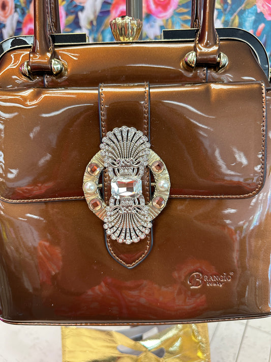 Pre Owned Brangio Luxe Patent Handbag