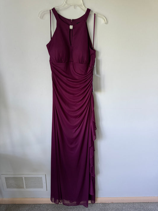 Betsy + Adam Purple Dress NWT Size 8