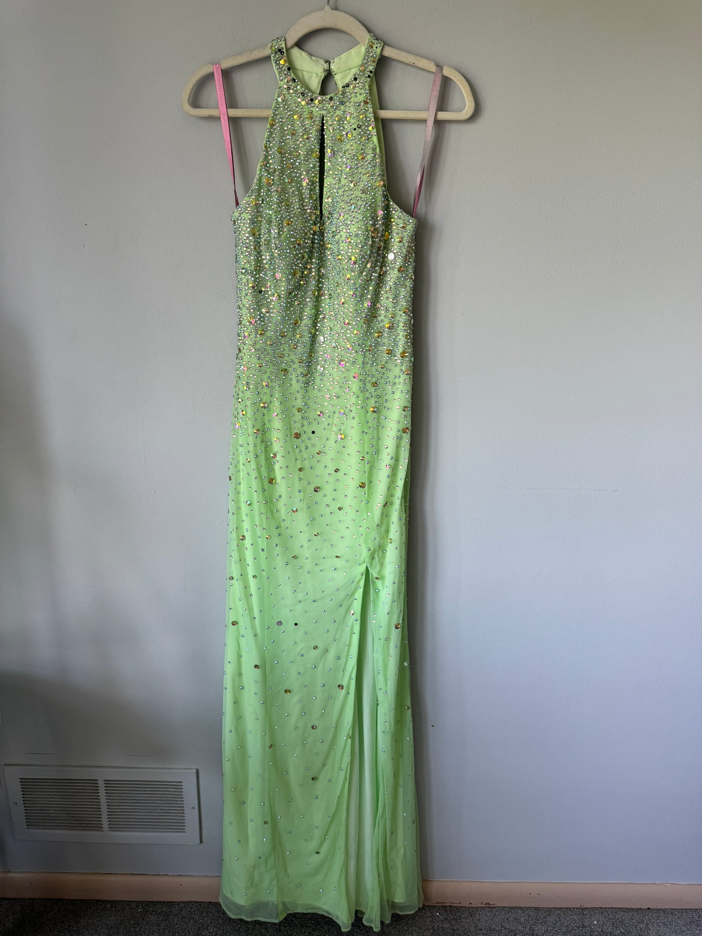 Name Brand Unknown Lime Dress Size Unknown