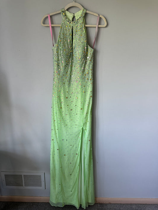 Name Brand Unknown Lime Dress Size Unknown