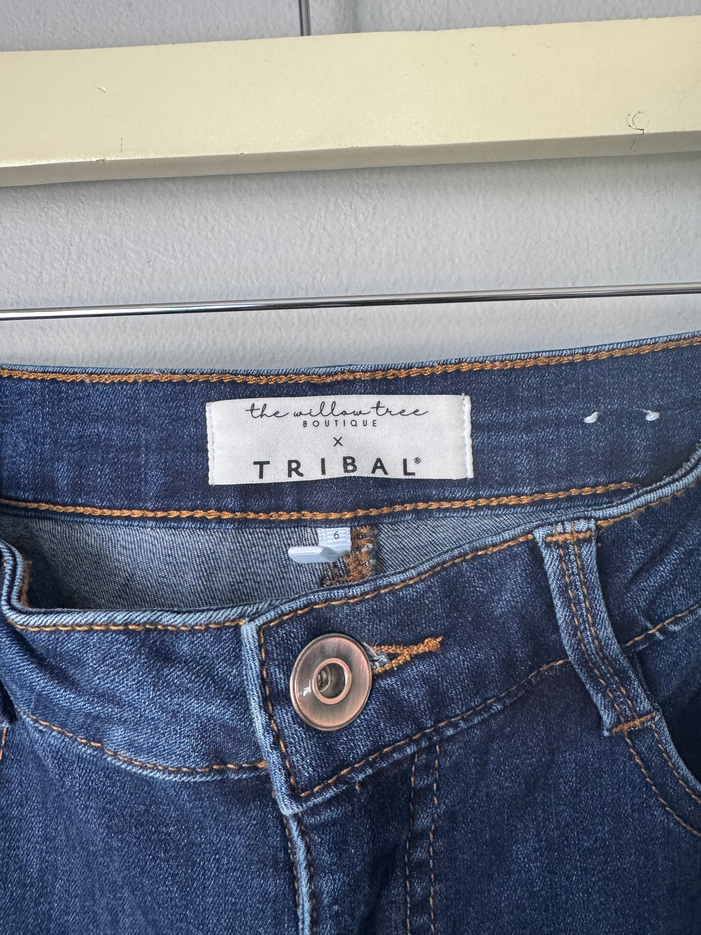 Tribal The Willow Tree Denim Jeans Size 6