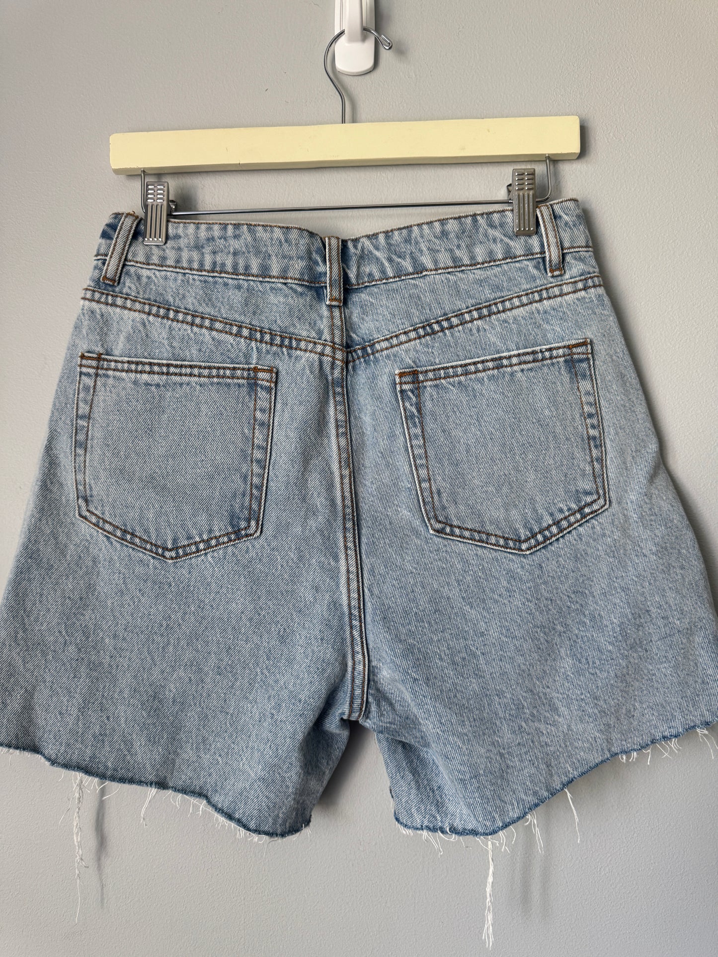 Grey Lab Distressed Denim Shorts NWT Size Medium