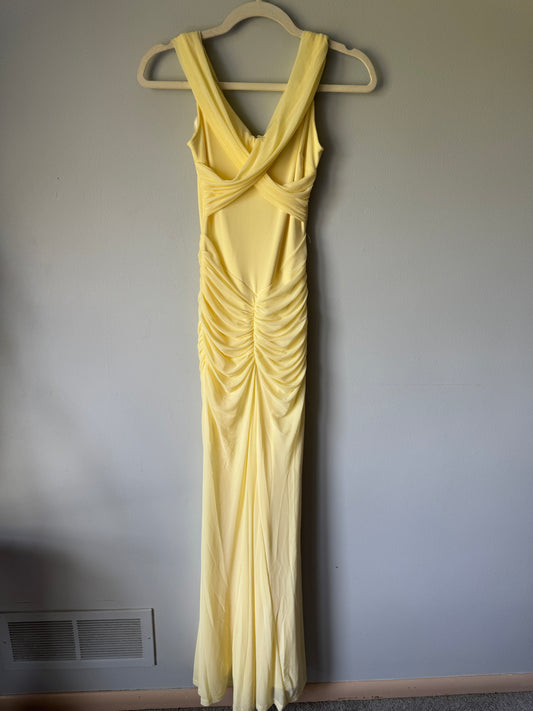Windsor Formal Yellow Dress Size Small