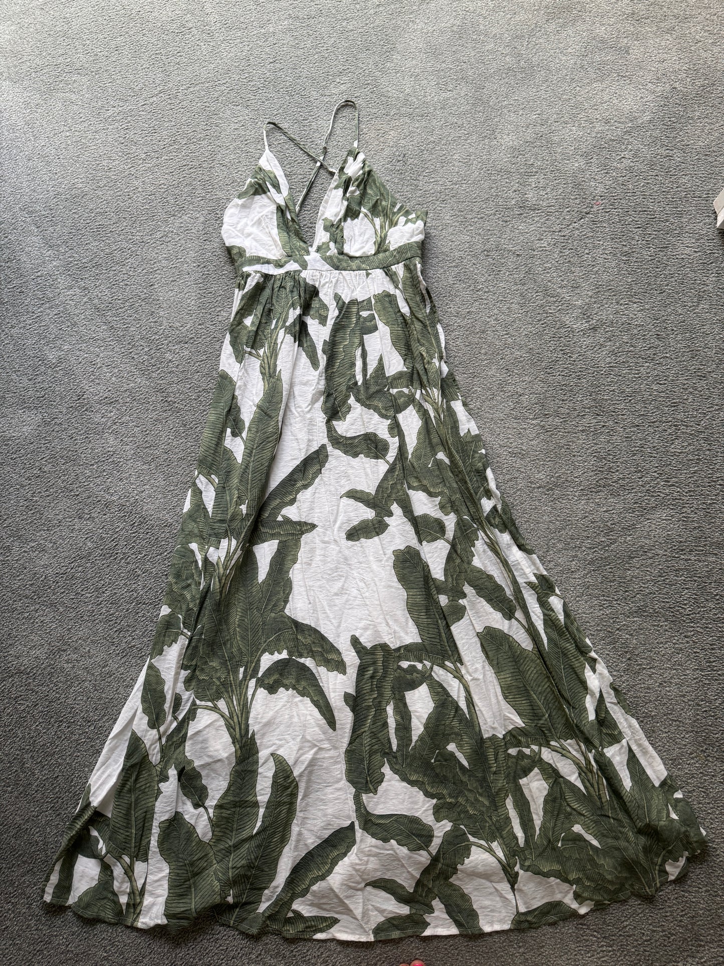 Tropical Maxi Dress Size Small