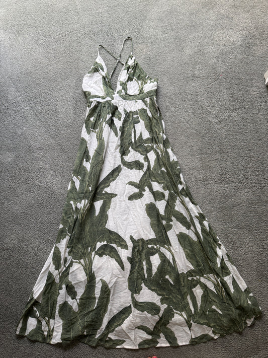 Tropical Maxi Dress Size Small