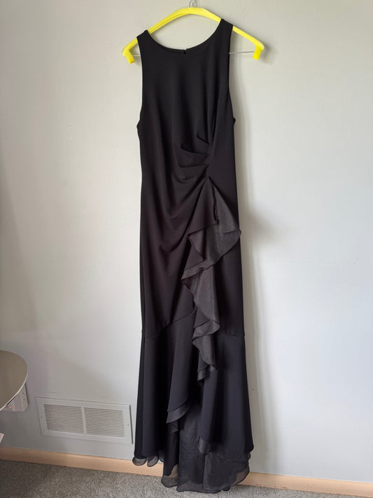 Adrianna Papell Black Forma Gown Size 6
