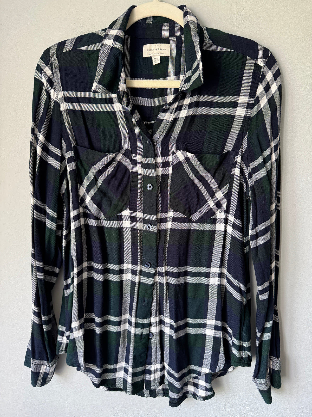 Lucky Plaid Shirt Size Medium