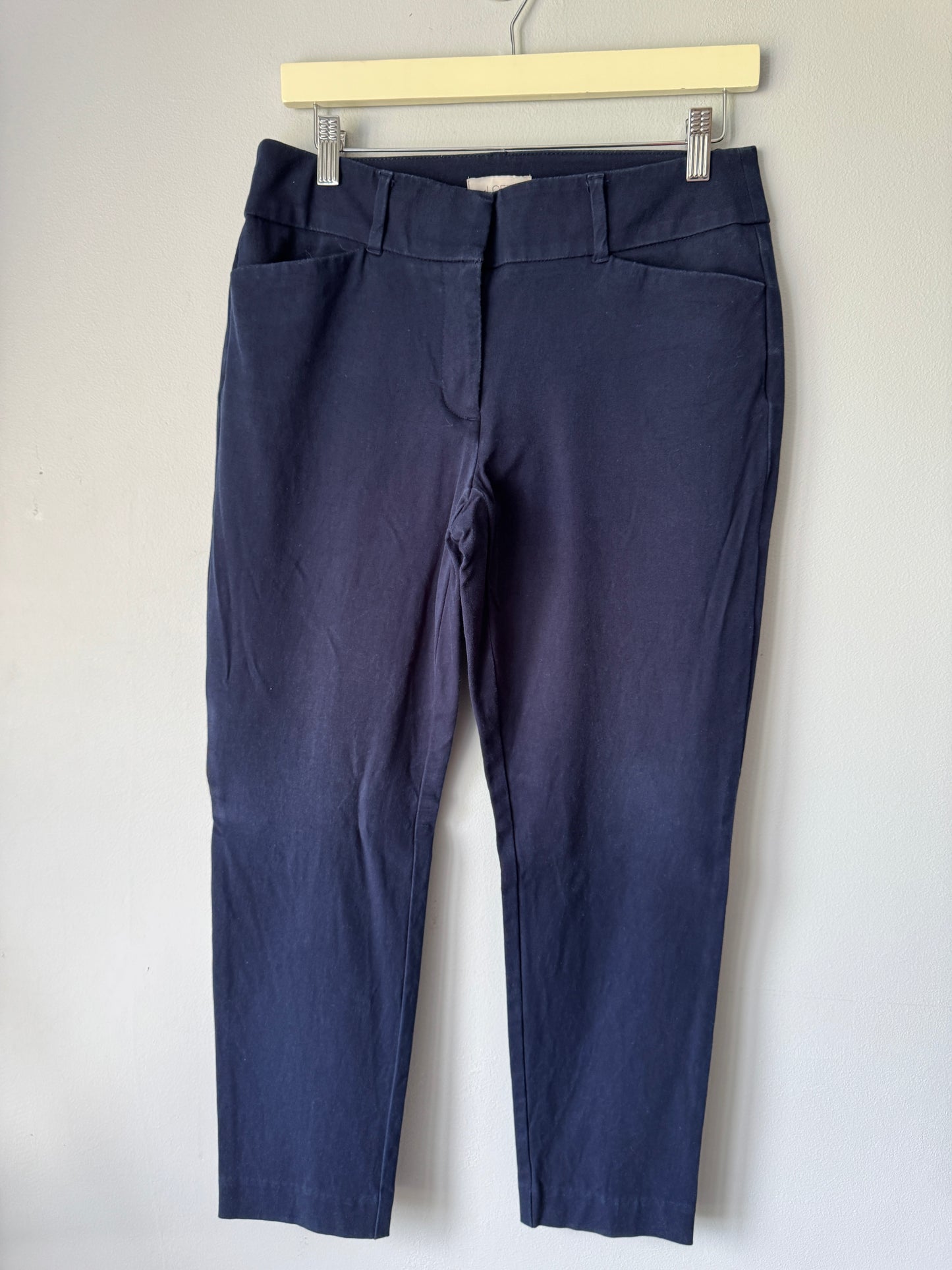 LOFT Casual Navy Pants Size 6