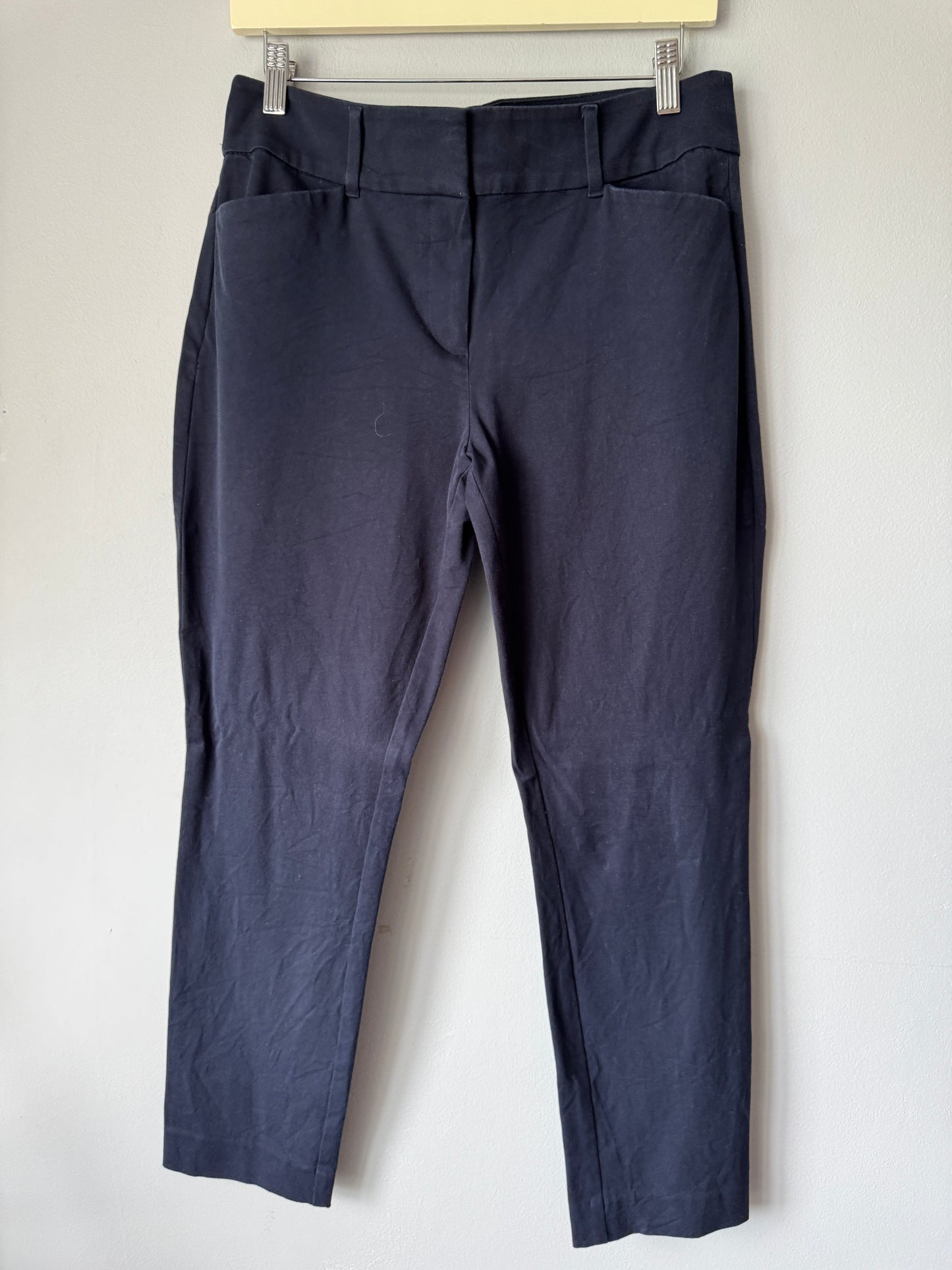 LOFT Curvy Navy Skinny Pants Size 6