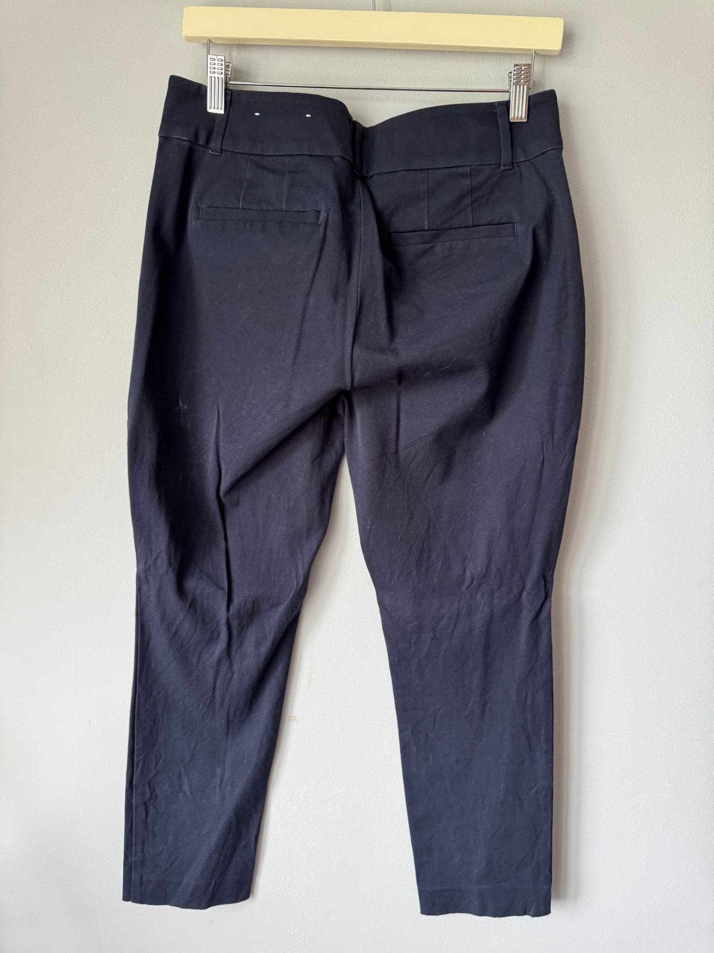 LOFT Curvy Navy Skinny Pants Size 6