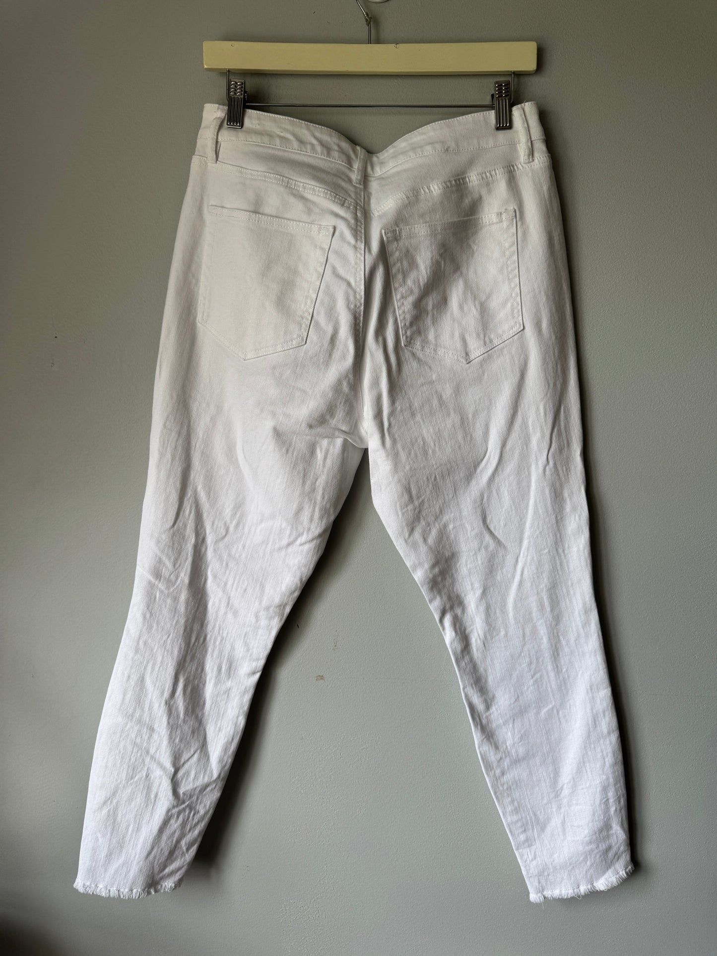 LOFT White Skinny Jeans Size 6