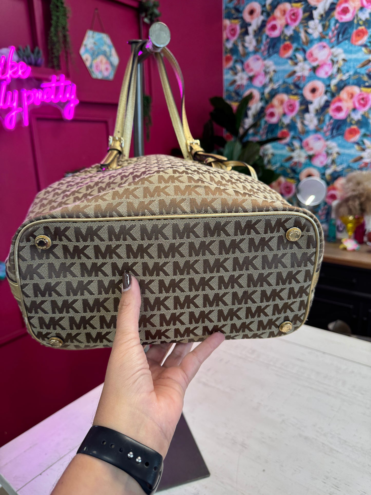 Pre Owned Michael Kors Shoulder Bag