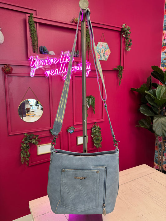 Pre Owned Wrangler Blue Crossbody