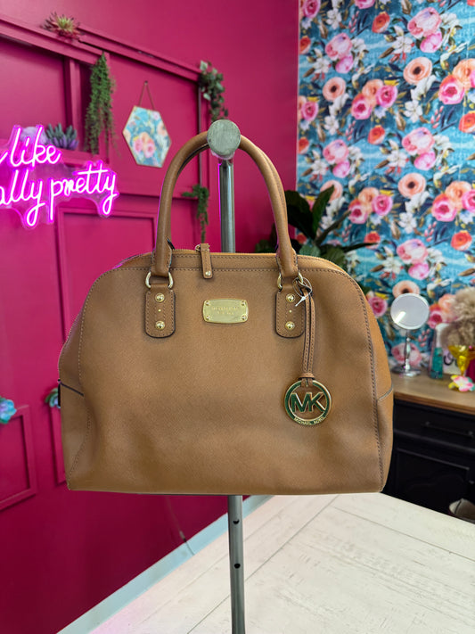 Pre Owned Michael Kors Small Duffle with Cross Body Strap